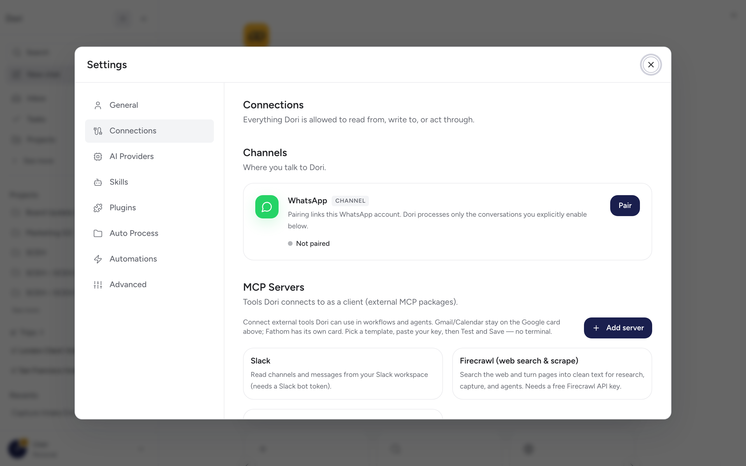 AI Models & Connected External Tools