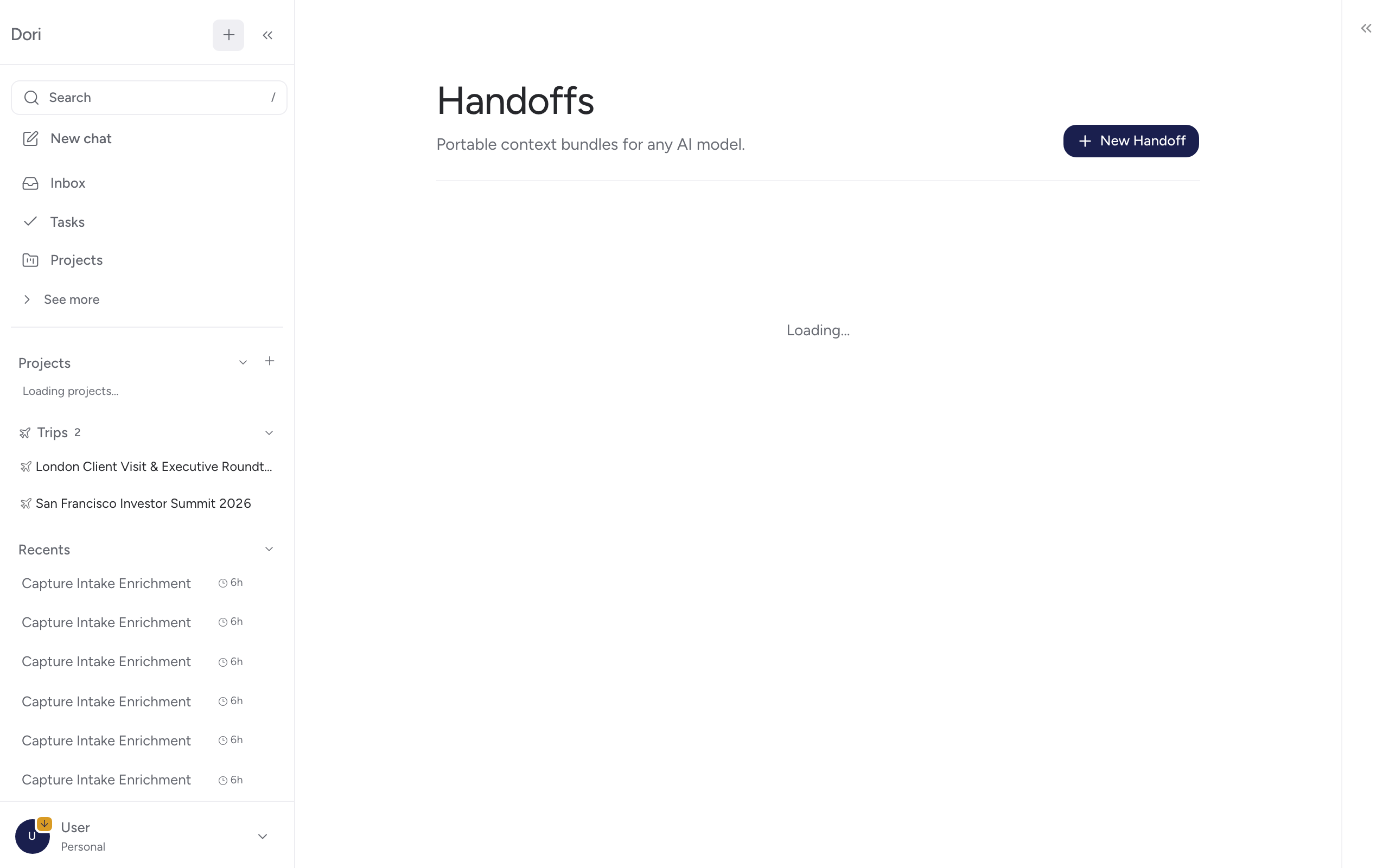 Portable Context Pack Handoffs