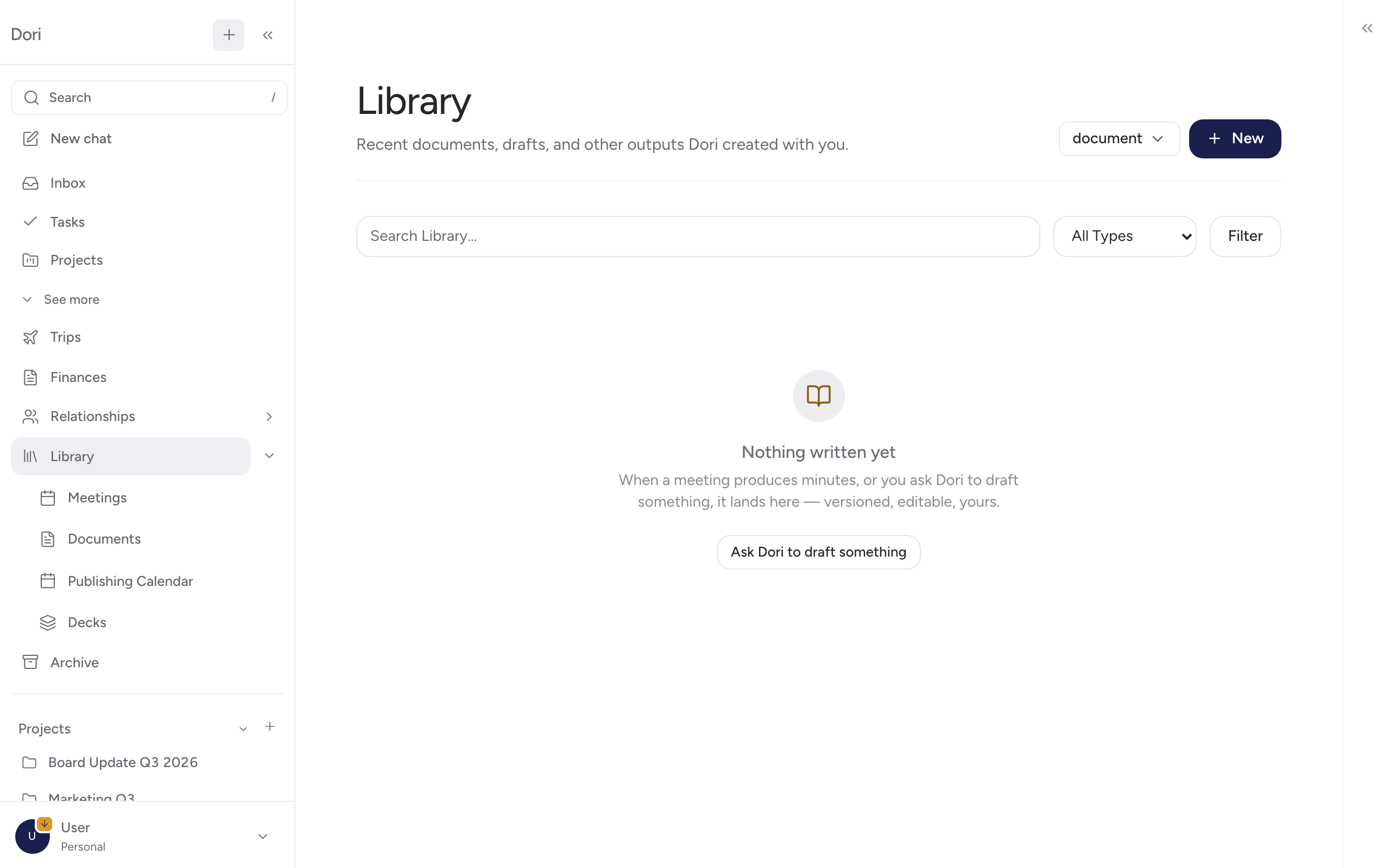 Library Documents Repository